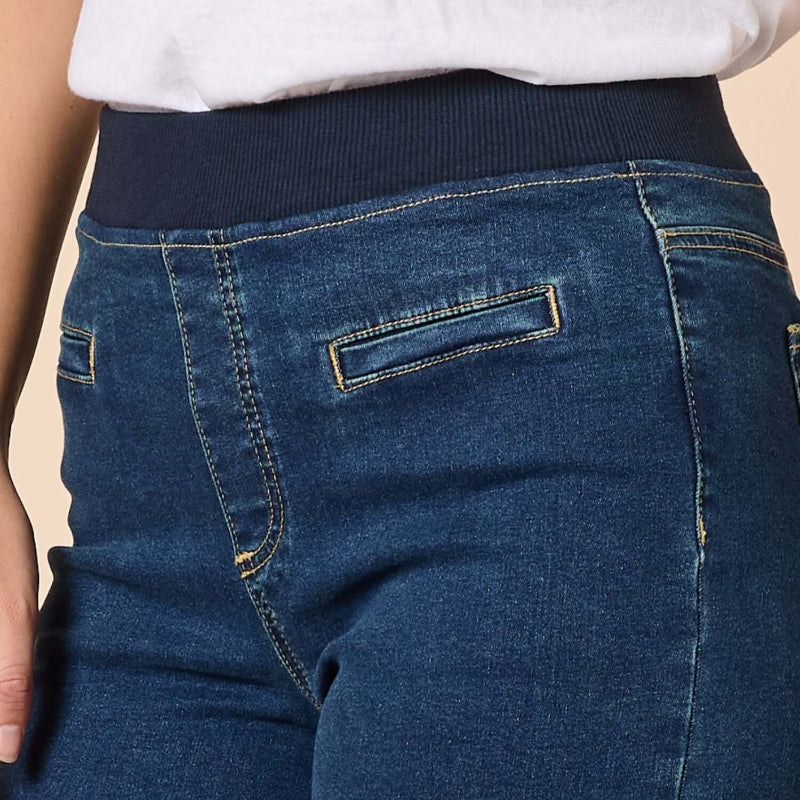 Maddy High Rise Wide Leg Jean | Dark Denim, available at: https://www.daltik.com/