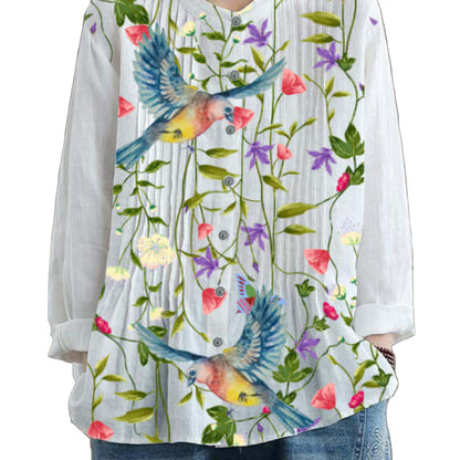 Organic-White-Linen-Shirt-Tunics-Women-Ramie- Blouse-https://daltik.com/