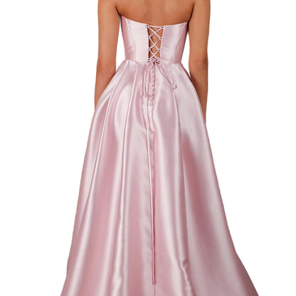 honey-light-pink-formal-dress-strapless-corset-pearl-detail-mikado-satin-ball-gown-1-https://daltik.com/