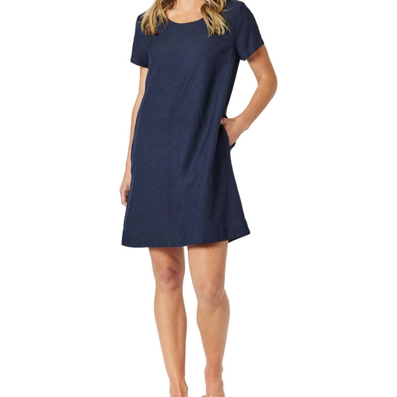 lino-stitch-dress-navy-1-https://daltik.com/